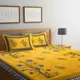 Yellow__Jaipuri bedsheet
